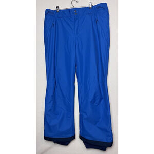 Columbia Omin-Tech Men's Ski Snow Pants Size XL Regular Blue Snowboard